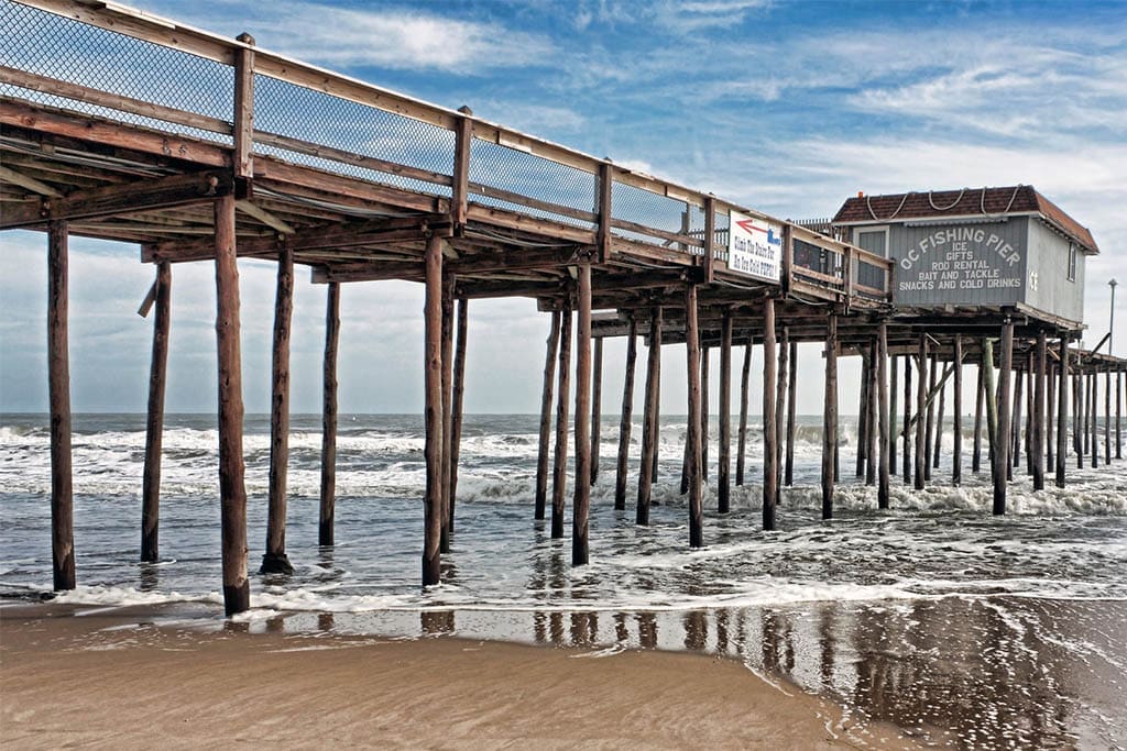 OC Fishing Pier in Ocean City, Maryland