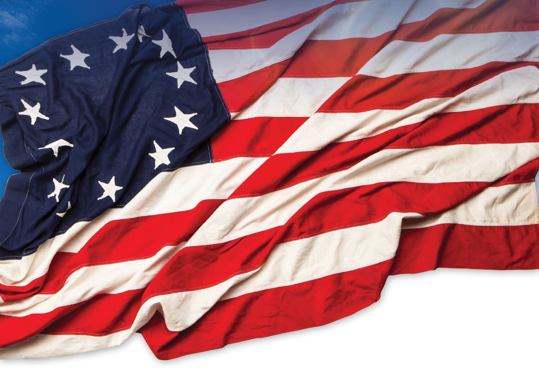 American flag. Celebrating America's 250th Anniversary